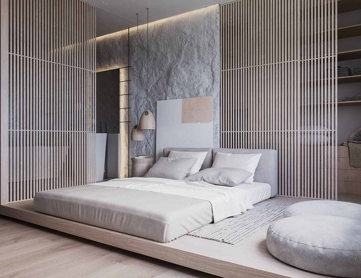瑞士86㎡简约日式风单身公寓设计