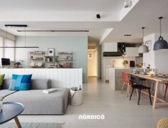 台湾工作室Nordico:北欧清新风格家居装修设计普贤居素材网精选