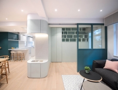 香港简约时尚小公寓装修设计16图库网精选