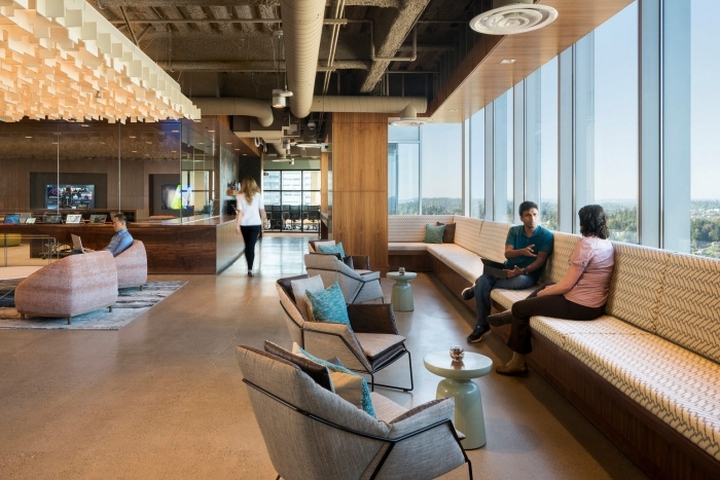 华盛顿微软PacWest办公室空间设计