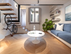 舒适性和功能性兼具的50平米阁楼小公寓素材中国网精选