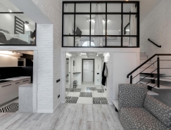 乌克兰56平米小公寓设计普贤居素材网精选
