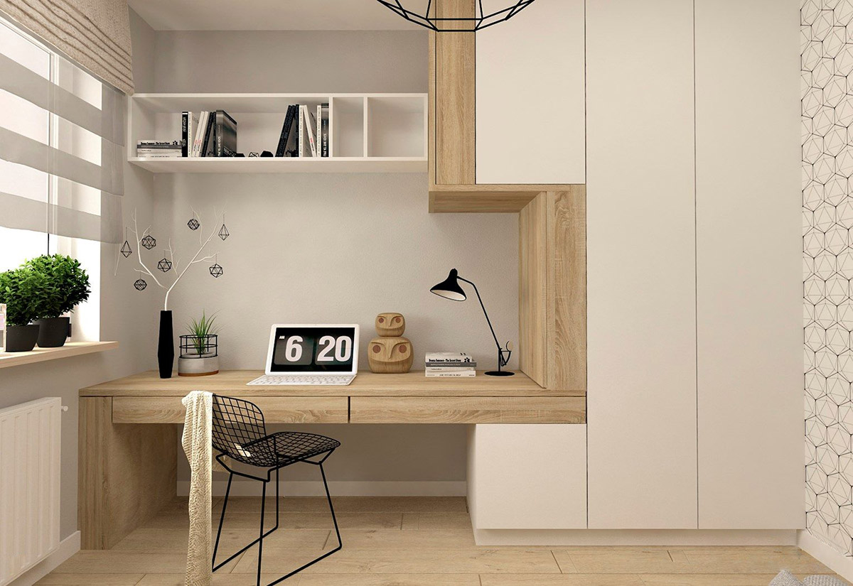 37个极简风格家庭办公室设计