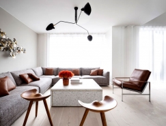 哥本哈根精致的极简风格公寓设计普贤居素材网精选