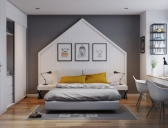 现代潮流风格卧室设计16设计网精选