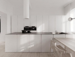 40个精美大气的黑白色厨房设计16设计网精选