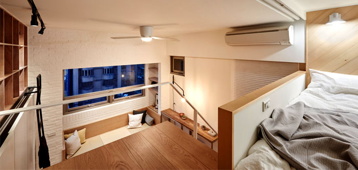 台北22平米小阁楼公寓设计