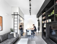 黑白配简约小户型公寓设计素材中国网精选