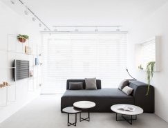 特拉维夫黑白极简风格公寓16设计网精选