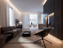简约风格现代公寓装修效果图欣赏16设计网精选