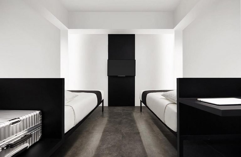 黑白极简主题的Hotel Mono酒店设计