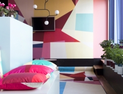 精美的色块和色彩表现：斯德哥尔摩Scandic Anglais酒店客房设计素材中国网精选