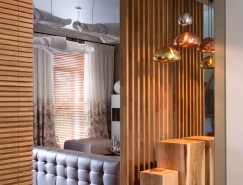 迷人的照明设计:柔和温馨的双层公寓装修设计素材中国网精选