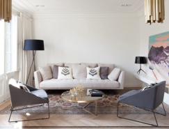 传统与现代相融合的巴塞罗那Aribau公寓设计素材中国网精选