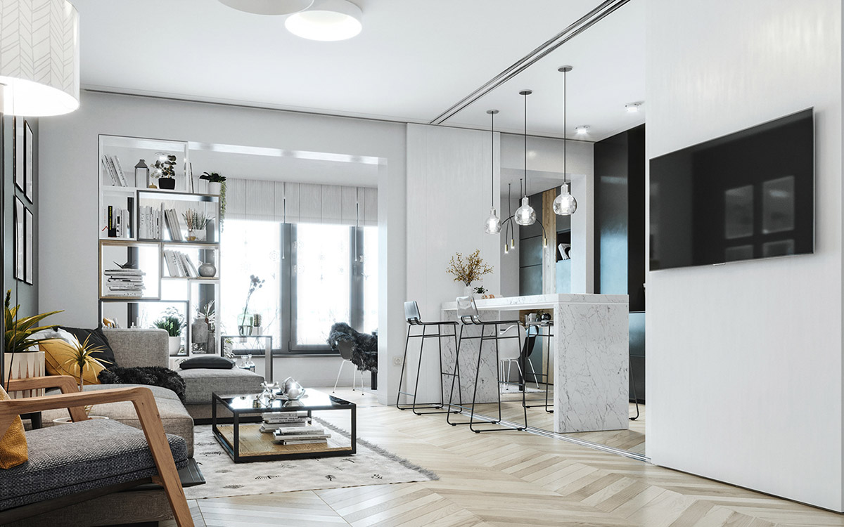 5个清新时尚的斯堪的纳维亚风格家居装修设计