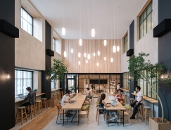 咖啡馆还是办公室？ Airbnb东京办公室设计素材中国网精选