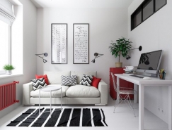 3个精致的一居室小公寓设计普贤居素材网精选