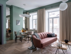 俄罗斯一套19世纪的浪漫复古公寓16设计网精选