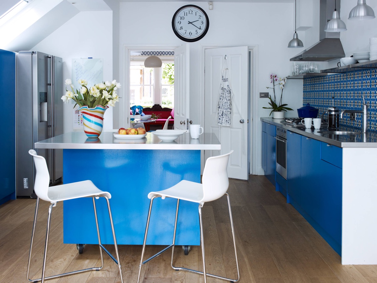 30个漂亮迷人的蓝色系厨房设计
