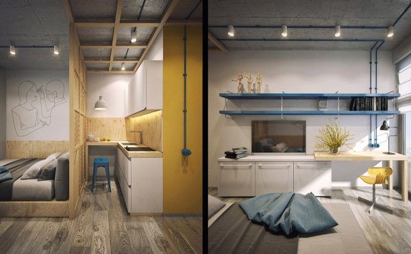 5个超小空间的小公寓设计