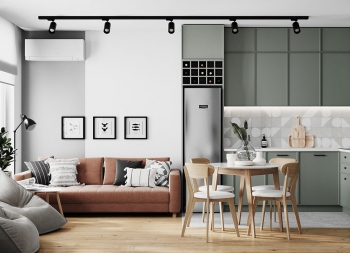 50平现代时尚的简约风格小公寓设计普贤居素材网精选