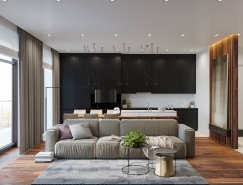 质朴简约的现代公寓设计16设计网精选