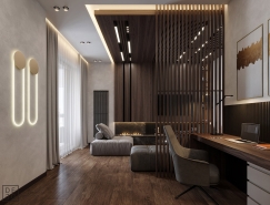 丰富的木质纹理和造型：芬兰海湾豪华公寓设计16设计网精选