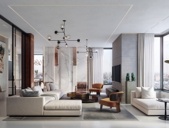 奢华典雅的现代简约风住宅设计16设计网精选