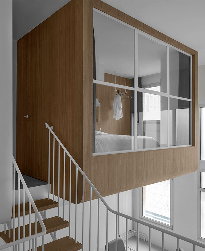 两位设计师不同的理念 巴黎小公寓改造设计