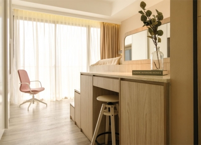 雅加达25平单身小公寓设计普贤居素材网精选