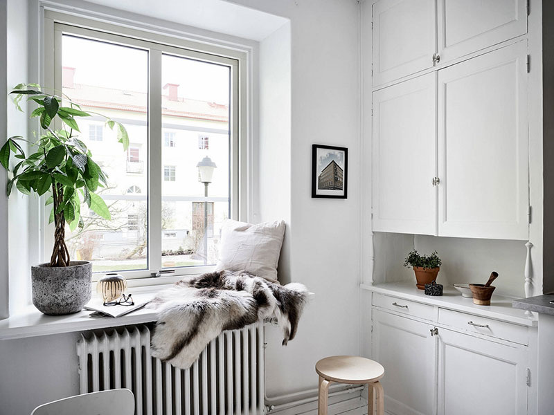 瑞典哥德堡36平米斯堪的纳维亚风格小公寓