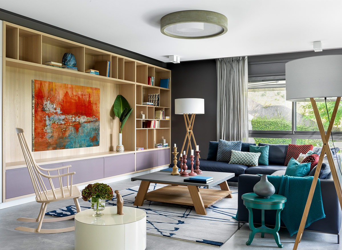鲜艳的色调 清新的自然风格:巴塞罗那彩虹色家居设计