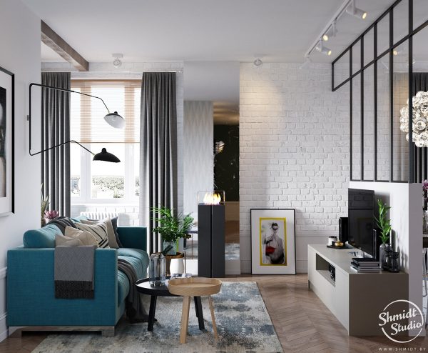 精致的北欧风格3居室公寓装修设计
