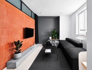 2间35平方米北欧风单身小公寓设计普贤居素材网精选