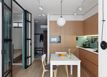 紧凑舒适生活！2间40平小公寓设计素材中国网精选