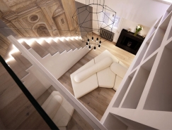 优雅的白色和迷人的现代感：罗马精致艺术风格奢华住宅16设计网精选
