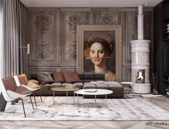 5个精美的新古典主义风格室内设计普贤居素材网精选