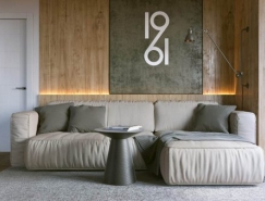 3个漂亮的一居室小公寓设计普贤居素材网精选