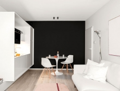一居室白色小公寓装修设计16设计网精选