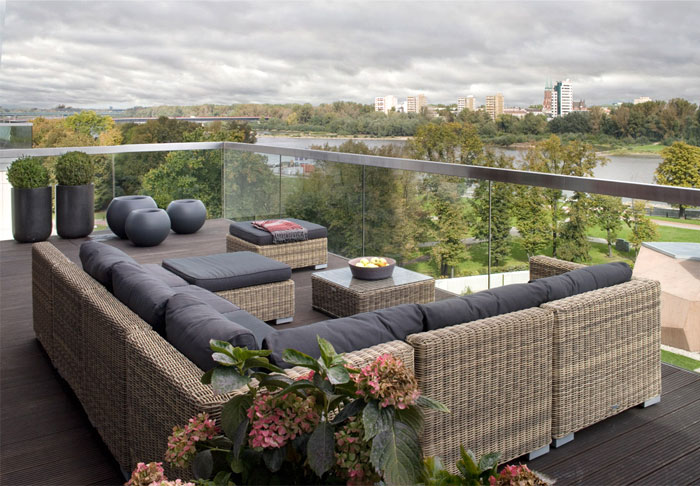 完美古典风格的250平米华沙湖岸顶层公寓