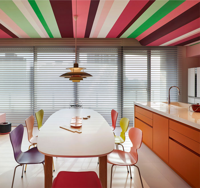 靠近艺术的另一种方式：台湾缤纷色彩的创意住宅设计