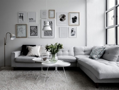 瑞典白色淡雅的住宅改造设计普贤居素材网精选