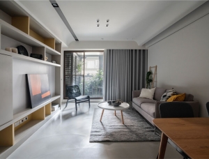 轻松温暖的居住空间 台北单身女士公寓设计普贤居素材网精选