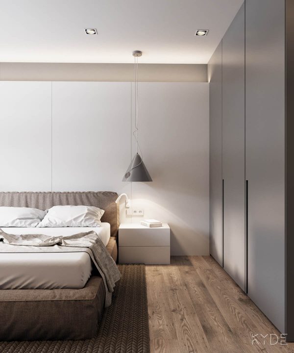 3个65平米北欧极简风格小公寓装修设计