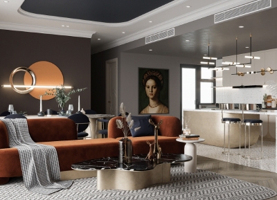 宁静的时尚生活空间! 4个优雅的现代家居设计普贤居素材网精选