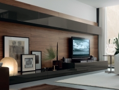 50个漂亮的客厅电视背景墙设计素材中国网精选