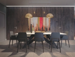 25个优雅简单的现代餐厅装修设计普贤居素材网精选