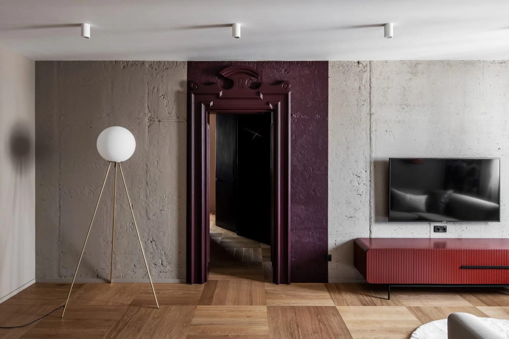 乌克兰时尚复古风格公寓设计