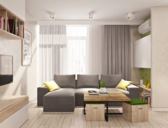 2个简约清新的小公寓设计欣赏素材中国网精选