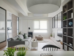 素雅舒适的三居室装修设计16设计网精选